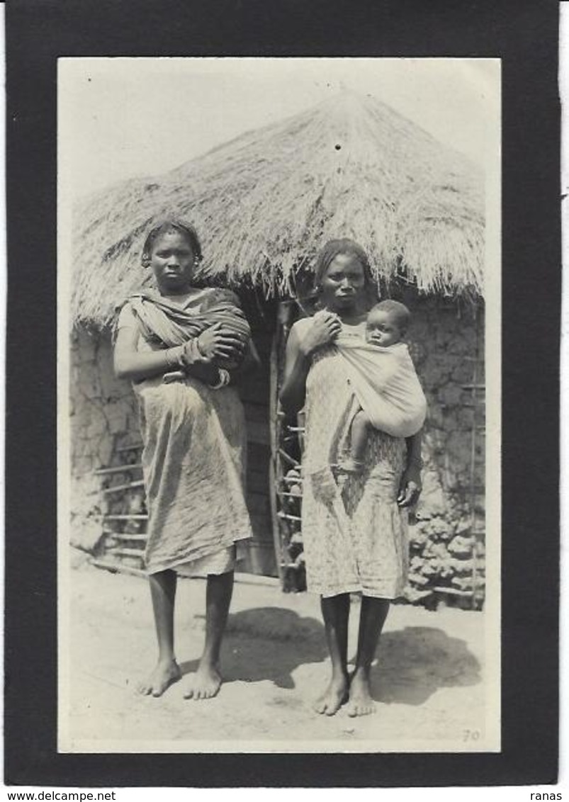 CPA Congo Belge Carte Photo RPPC Non Circulé Types Ethnic Photographe Gabriel L. - Other & Unclassified