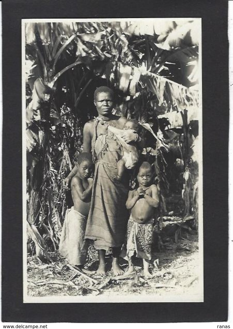 CPA Congo Belge Carte Photo RPPC Non Circulé Types Ethnic Photographe Gabriel L. - Altri & Non Classificati