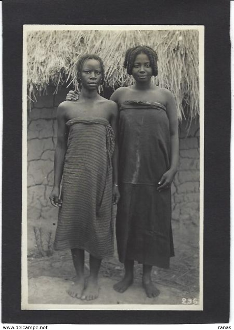 CPA Congo Belge Carte Photo RPPC Non Circulé Types Ethnic Photographe Gabriel L. - Autres & Non Classés