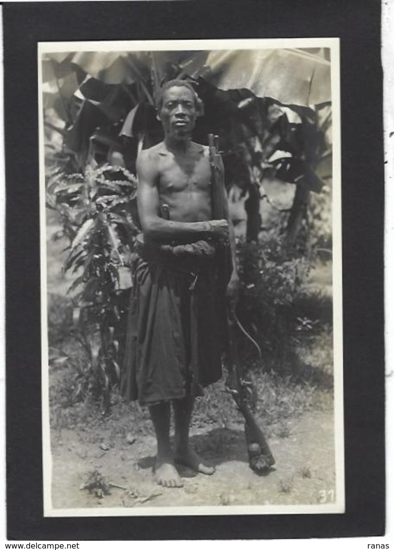 CPA Congo Belge Carte Photo RPPC Non Circulé Types Ethnic Photographe Gabriel L. - Andere & Zonder Classificatie