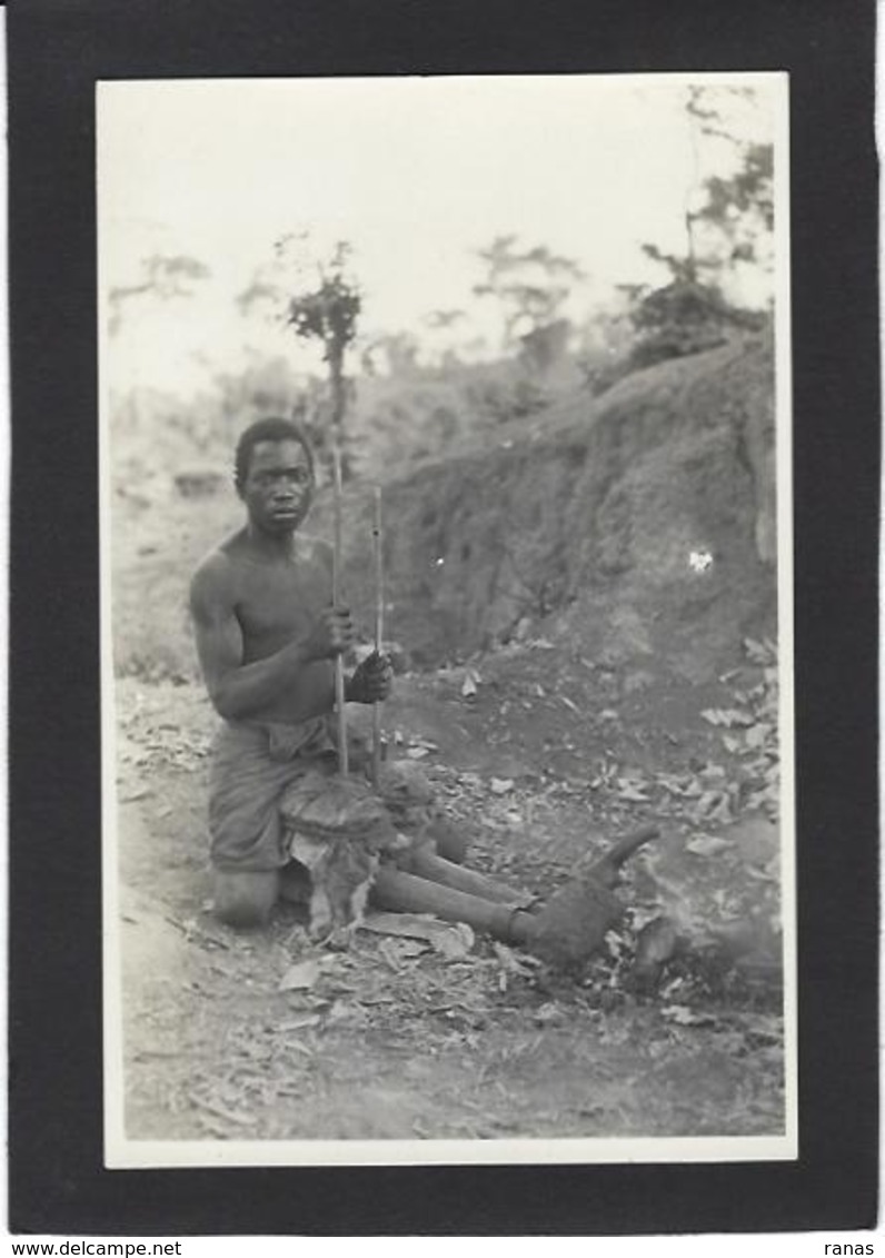 CPA Congo Belge Carte Photo RPPC Non Circulé Types Ethnic Photographe Gabriel L. - Otros & Sin Clasificación