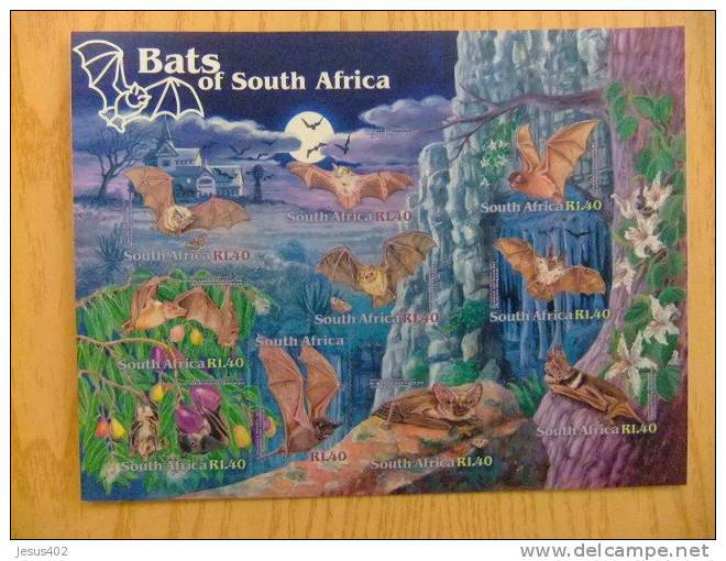 AFRIQUE DU SUD SOUTH AFRICA  AFRICA Del SUR  2001 COMPLETO 14 SERIES Y 7 HOJAS BLOQUE MNH Nuevos - Années Complètes