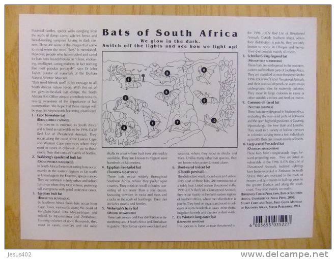 AFRIQUE DU SUD SOUTH AFRICA  AFRICA Del SUR  2001 COMPLETO 14 SERIES Y 7 HOJAS BLOQUE MNH Nuevos - Full Years