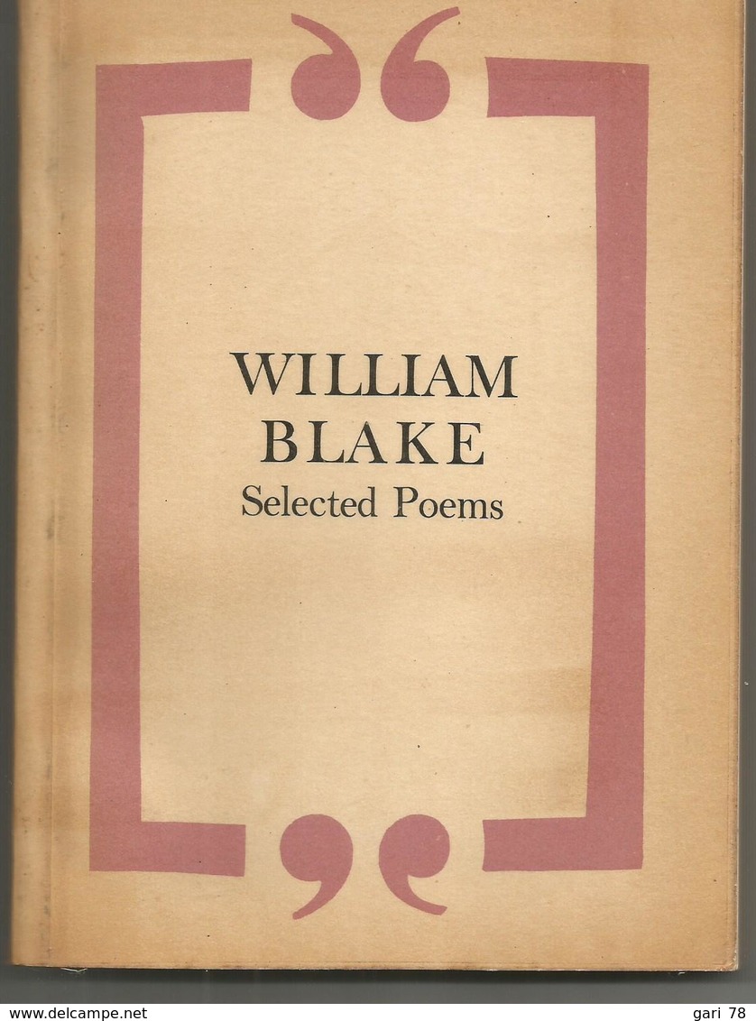 William BLAKE Selected Poems - 1950-Heden