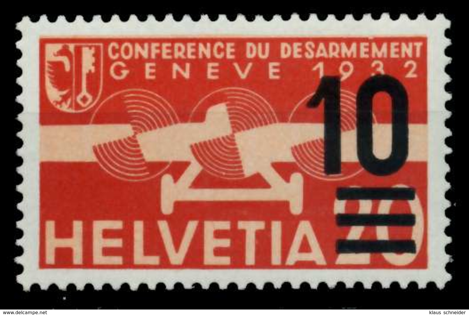 SCHWEIZ FLUGMARKEN Nr 291 Postfrisch X73CF5E - Unused Stamps