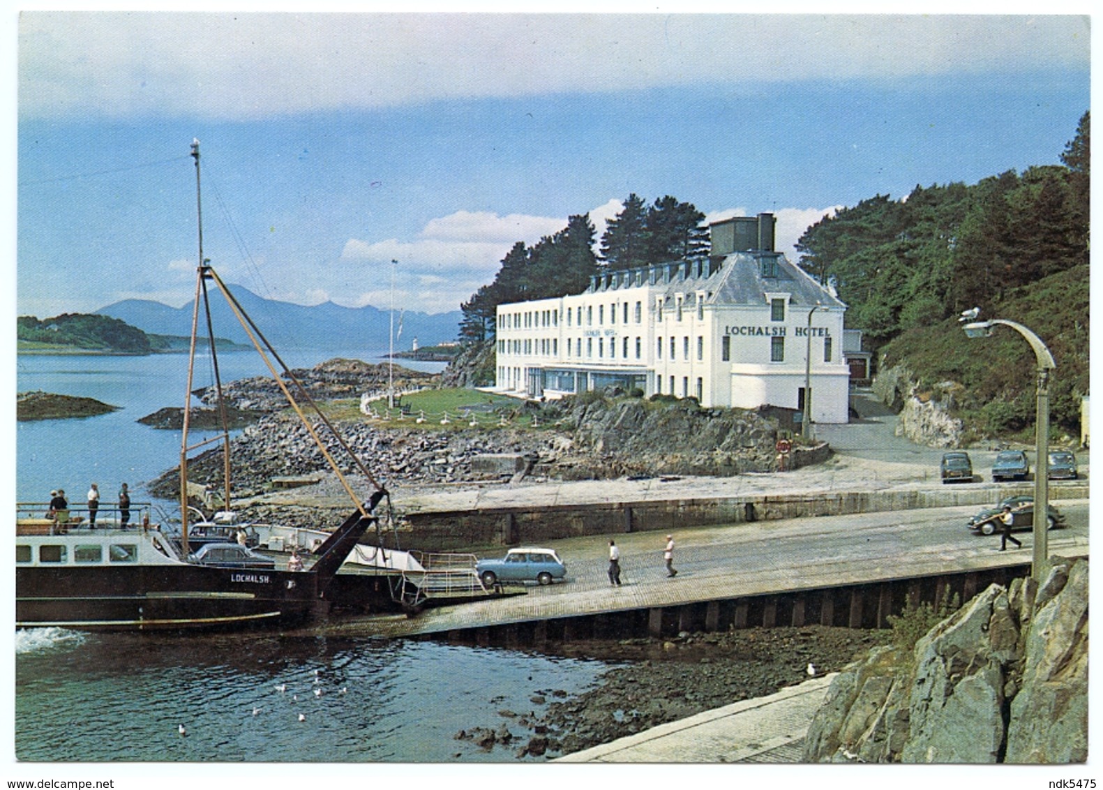 ISLAND FERRY : SCOTLAND - LOCHALSH HOTEL, KYLE OF LOCHALSH (10 X 15cms Approx.) - Ferries