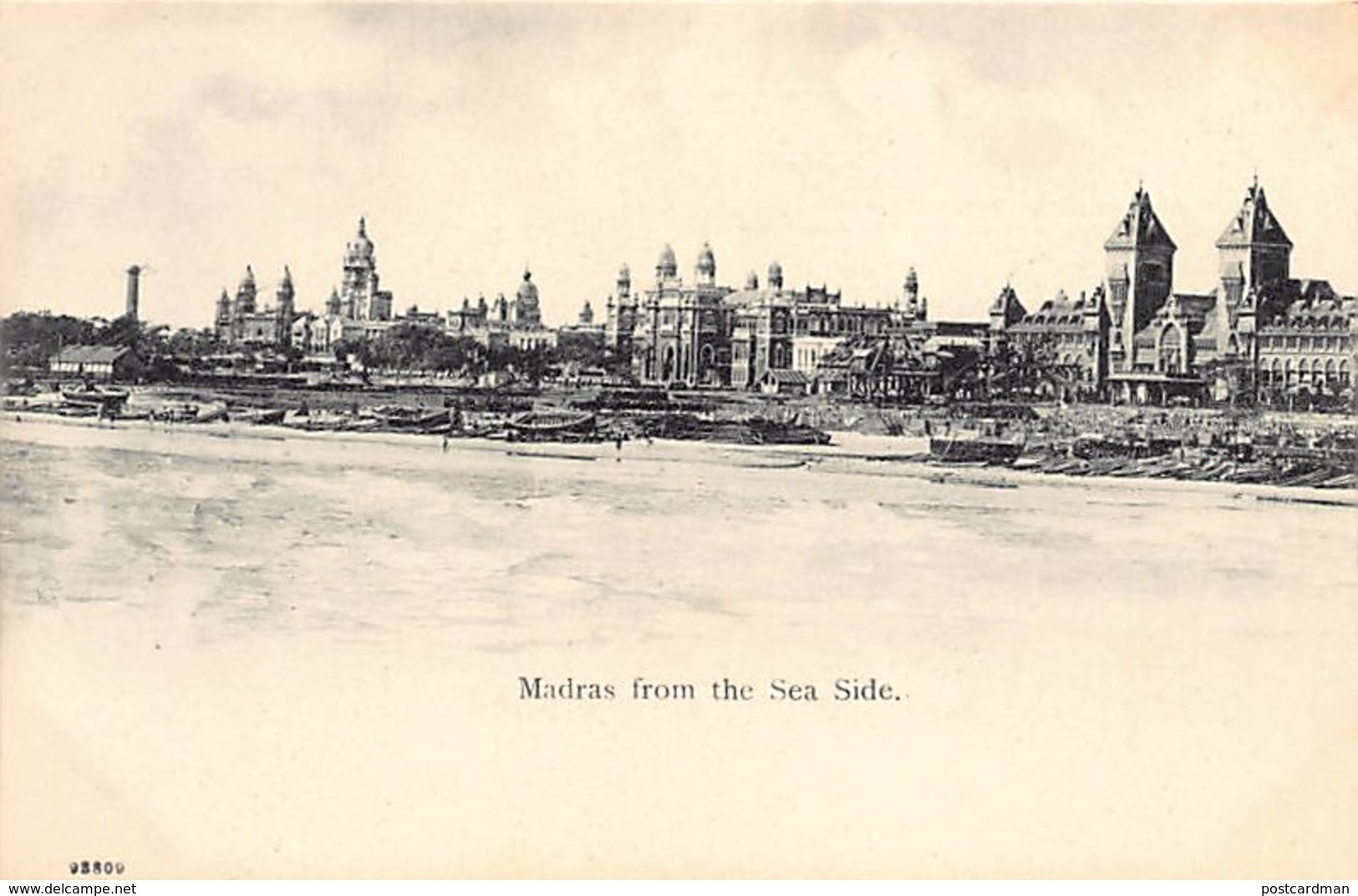 India - CHENNAI Madras - From The Sea Side. - India