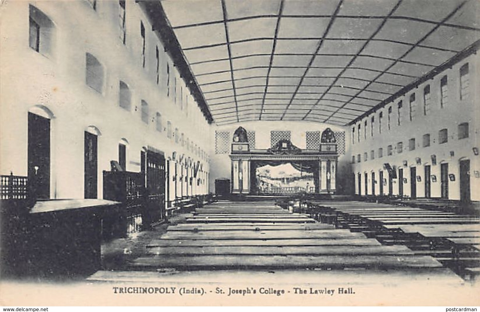 India - TRICHINOPOLY - St. Joseph's College - The Lawley Hall. - India