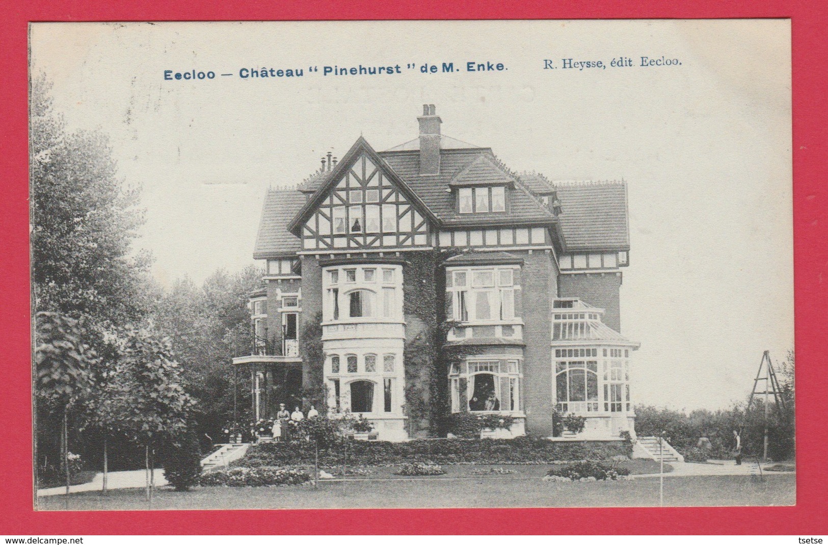 Eeklo - Kasteel " Pinehurst " De M. Enke - 1909 ( Verso Zien ) - Eeklo