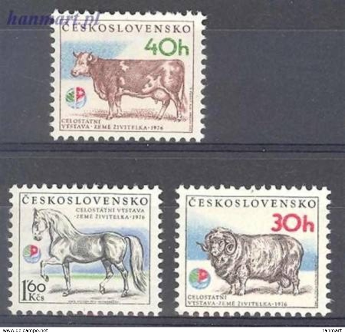 Czechoslovakia 1976 Mi 2336-2338 MNH ( ZE4 CSK2336-2338 ) - Other & Unclassified