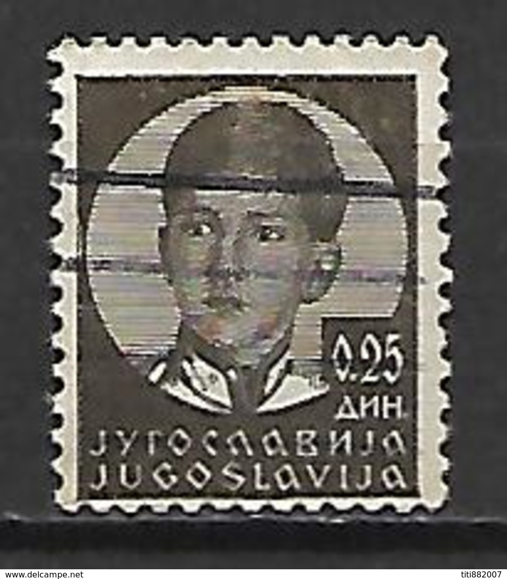 YOUGOSLAVIE  -   1935 .  Y&T N° 277 Oblitéré.   Pierre II - Used Stamps