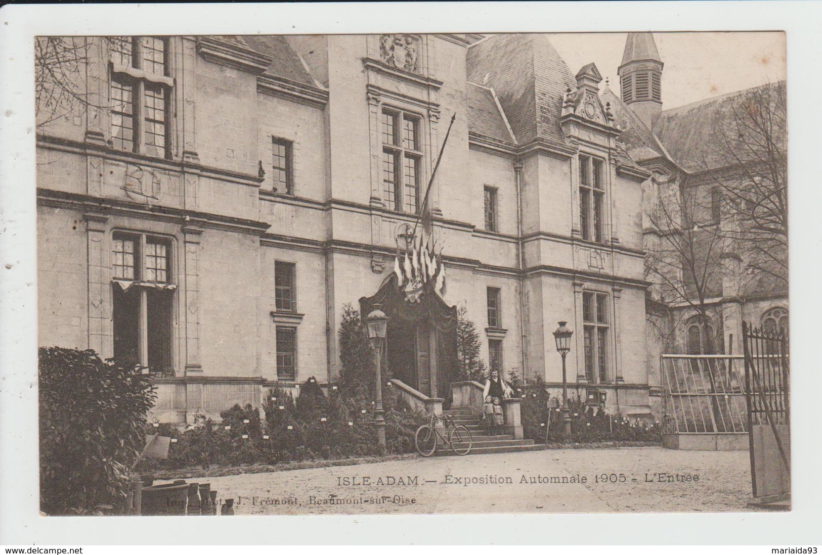 L'ISLE ADAM - VAL D'OISE - EXPOSITION AUTOMNALE 1905 - L'ENTREE - L'Isle Adam