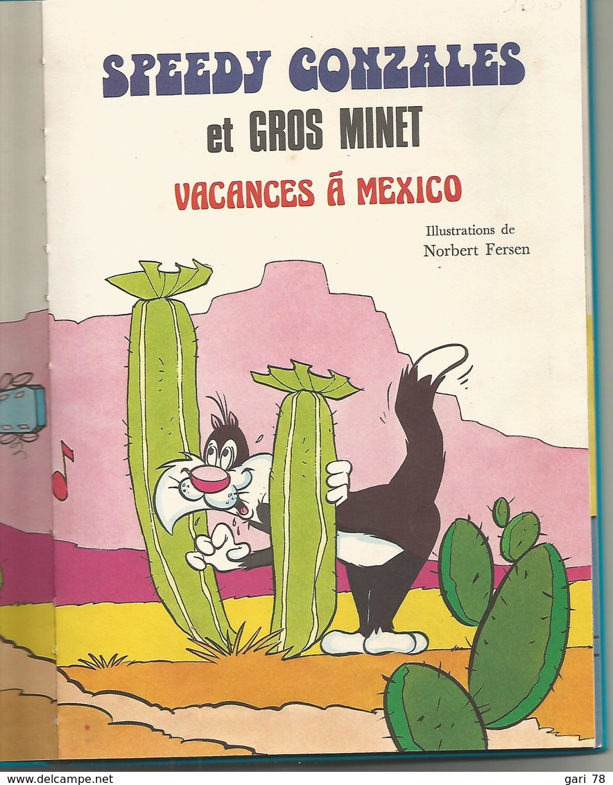 SPEEDY GONZALES Et GROS MINET Vacances à Mexico - WHITMAN - 1950-Heute