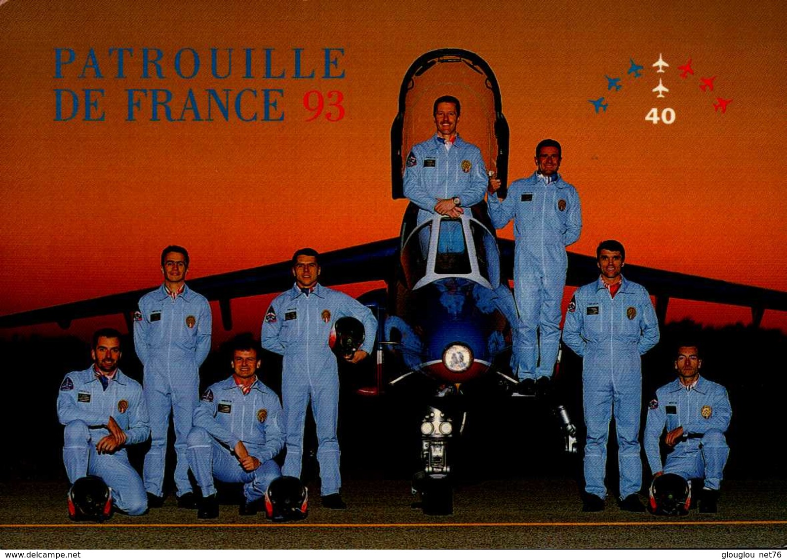 PATROUILLE DE FRANCE 93....CPM ANIMEE - Aviateurs