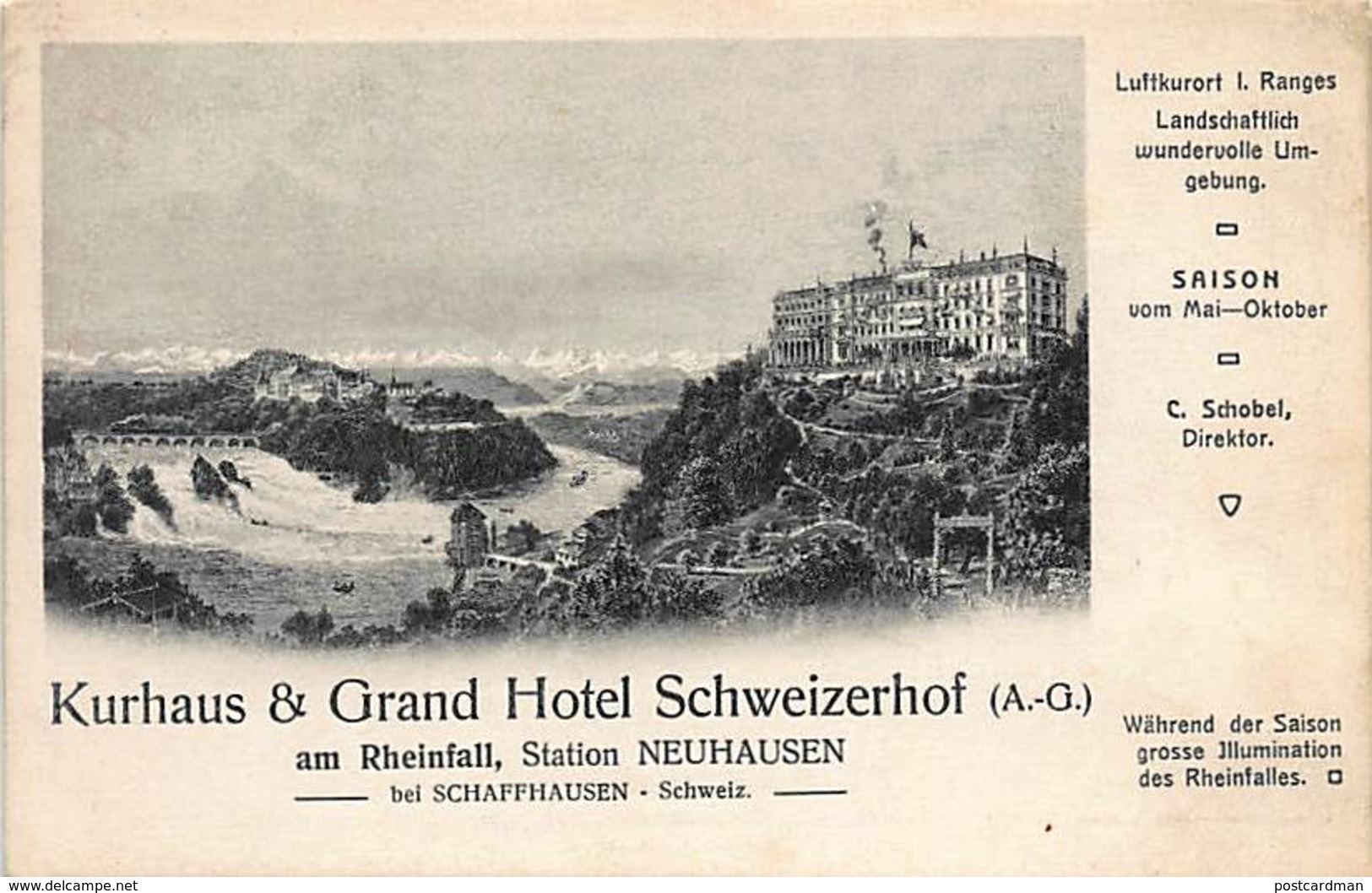 NEUHAUSEN (SH) - Kurhaus U. Grand Hotel Schweizerhof. - Neuhausen Am Rheinfall
