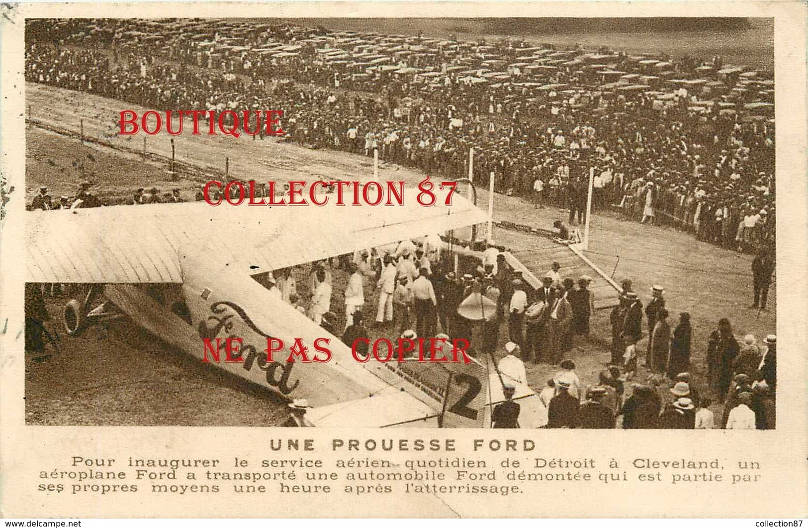 ACHAT DIRECT ☺♦♦ AEROPLANE FORD - AVION - AVIATION - 1919-1938: Entre Guerres