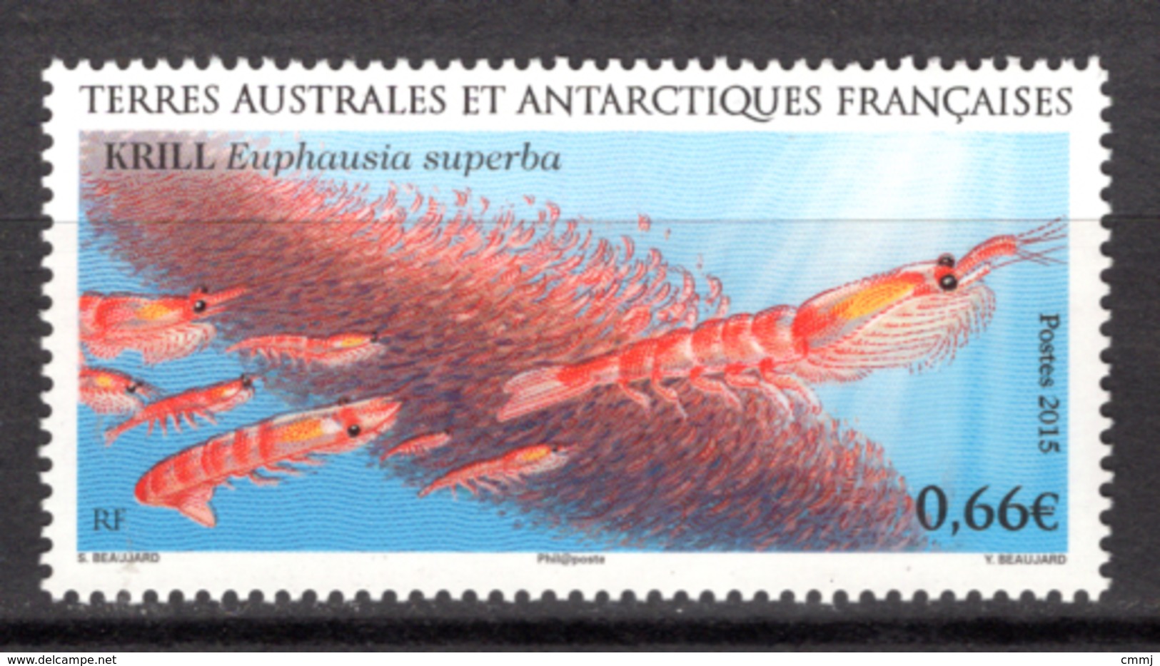 TAAF - 2015 - TERRE AUSTRALIANE E ANTARTICO FRANC. -  Mi. Nr.  872 - NH - (CW4755.34) - Nuovi