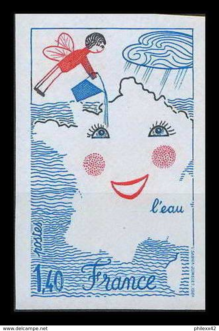 France N°2125 Concours De Dessins D'enfants L'eau (draw Enfant Child Water) Non Dentelé ** MNH (Imperforate) - Non Classés