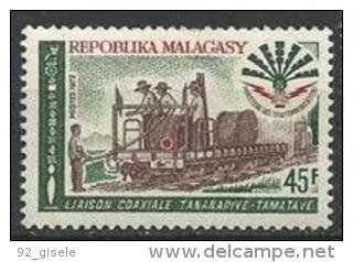 Madagascar YT 498 " Liaison Coaxiale " 1972 Neuf** - Madagascar (1960-...)