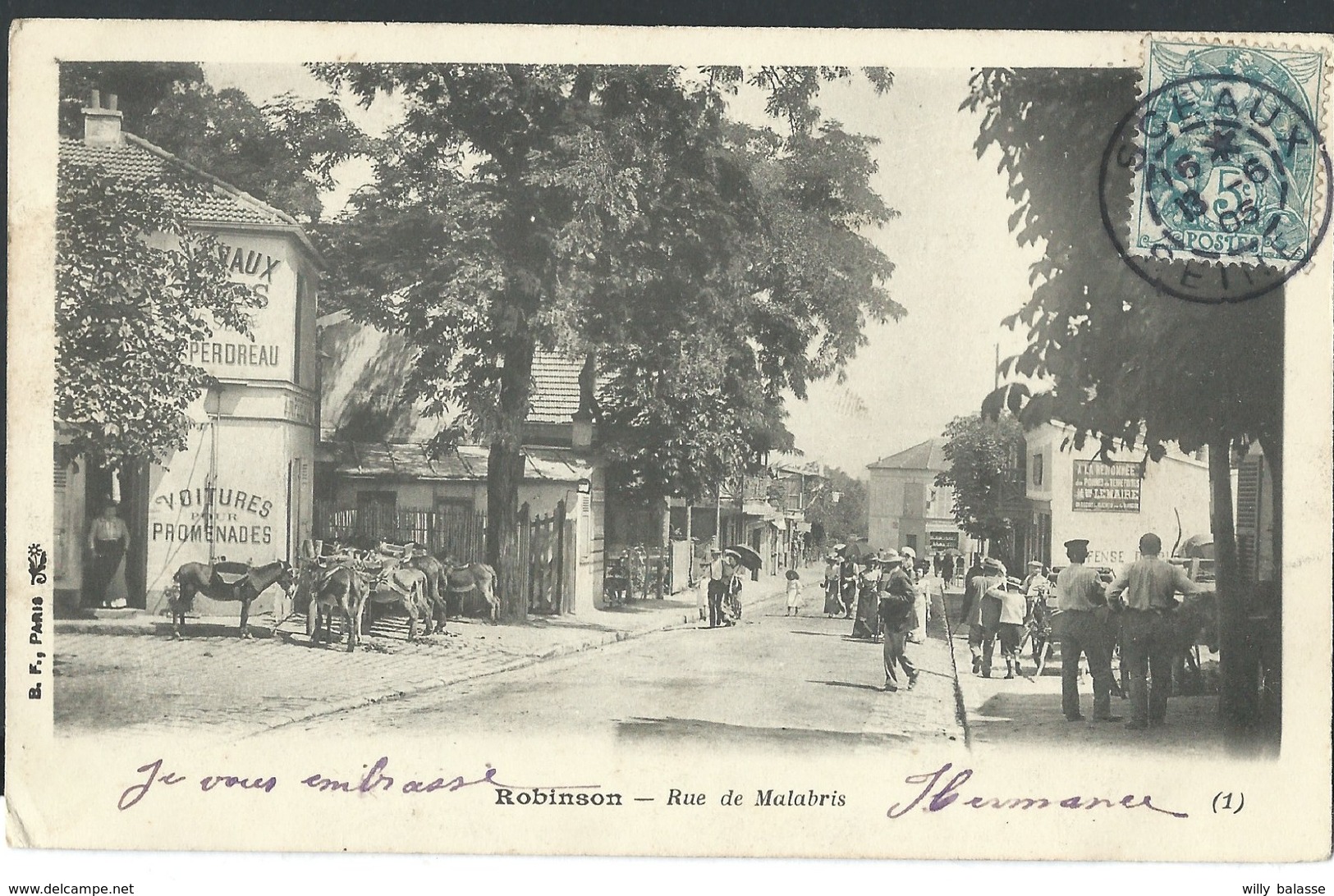 CPA Robinson Rue De Malabris - Sceaux