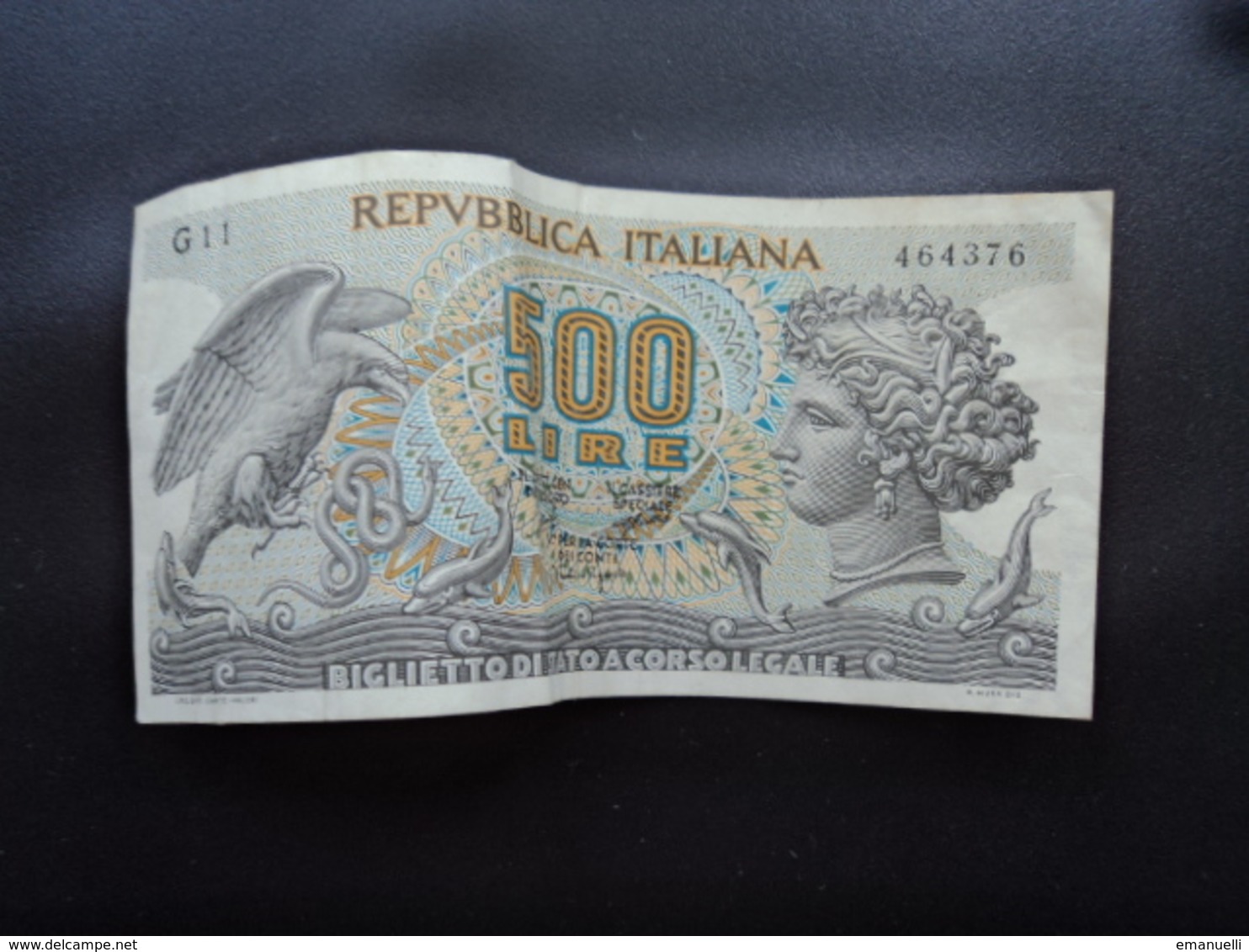 ITALIE : 500 LIRE   20-6-1966   C.I.23 BS 58 / P 93a     TTB+ - 500 Lire