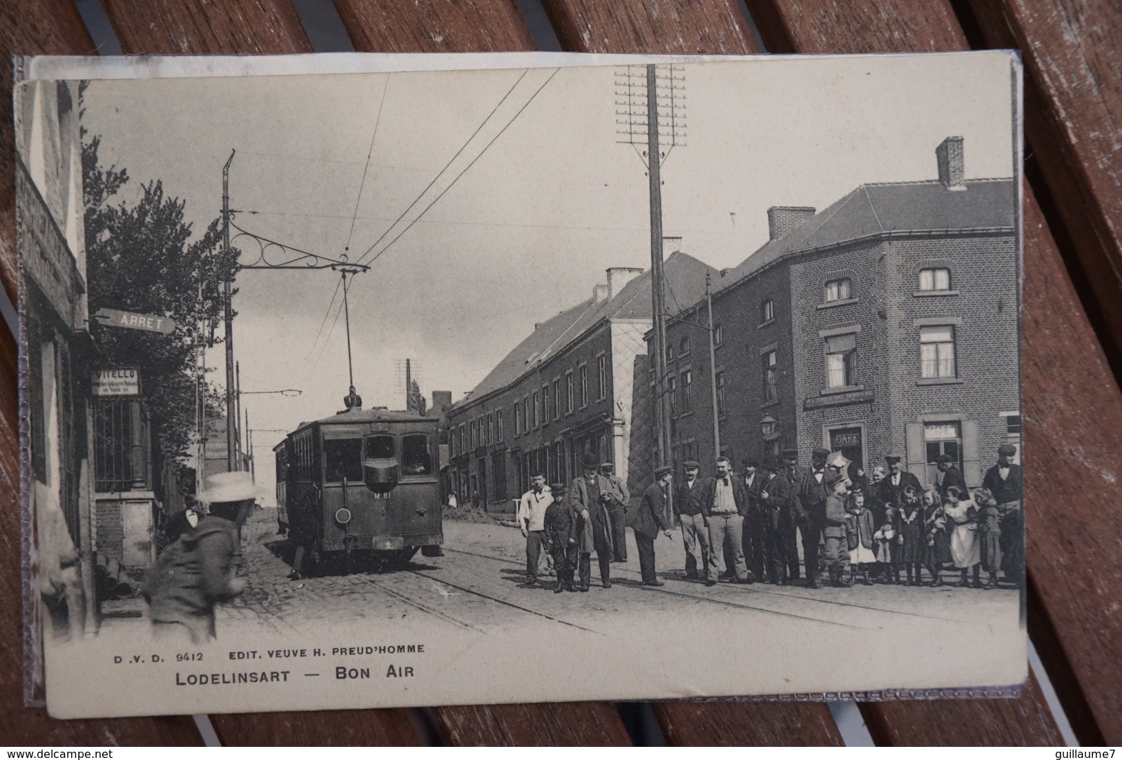 CPA - Lodelinsart - Bon Air - D.V.D 9412 - Tram - Tramway - Charleroi