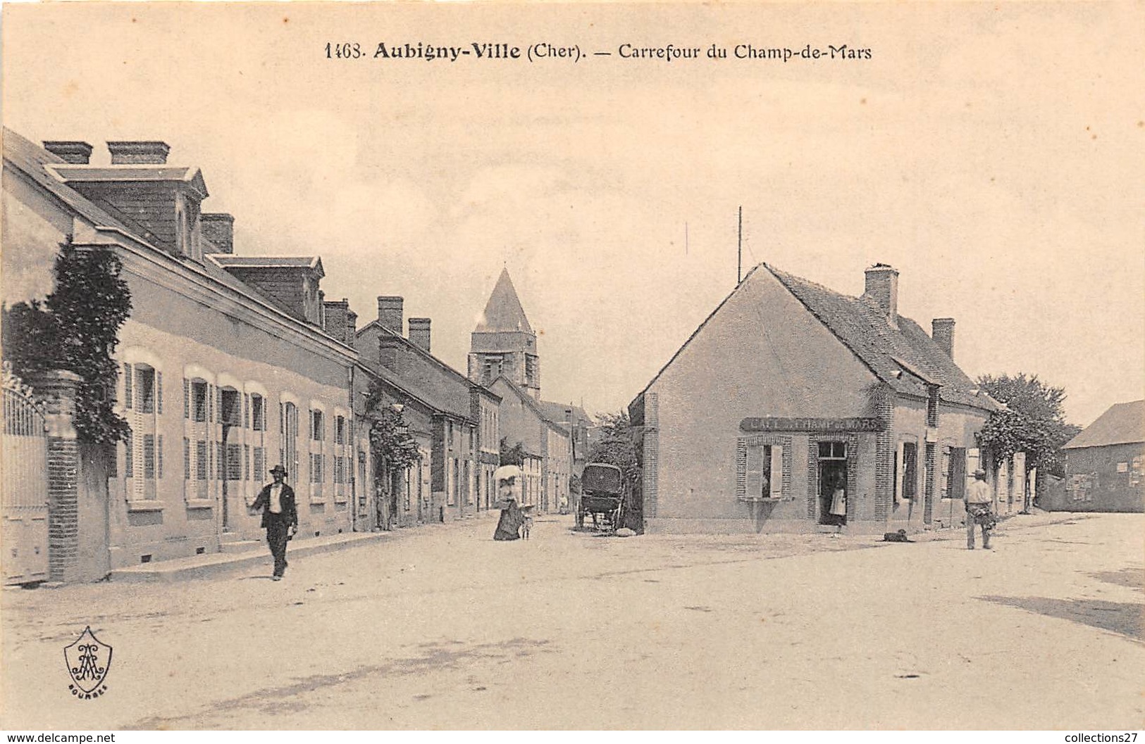 18-AUBIGNY-VILLE -CARREFOUR DU CHAMP-DE-MARS - Otros & Sin Clasificación