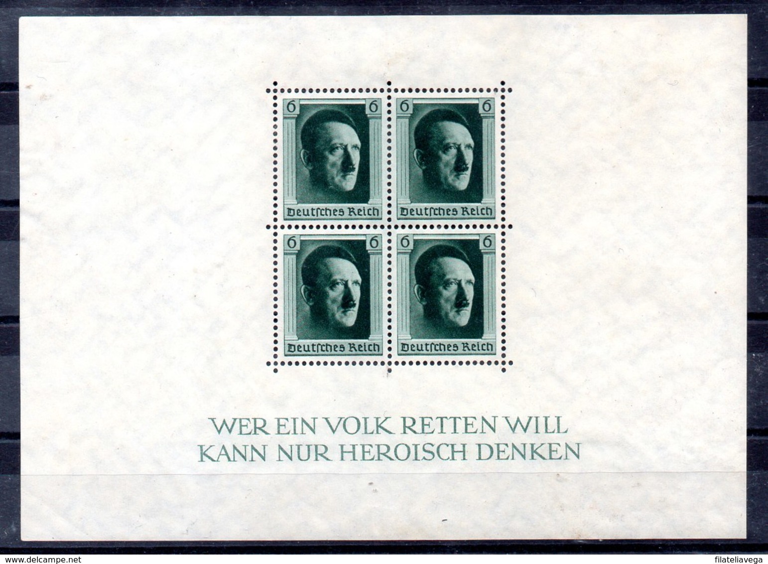 Hoja Bloque De Alemania Imperio N ºMichel 7 ** Valor Catálogo 70.0€ - Blocks & Kleinbögen