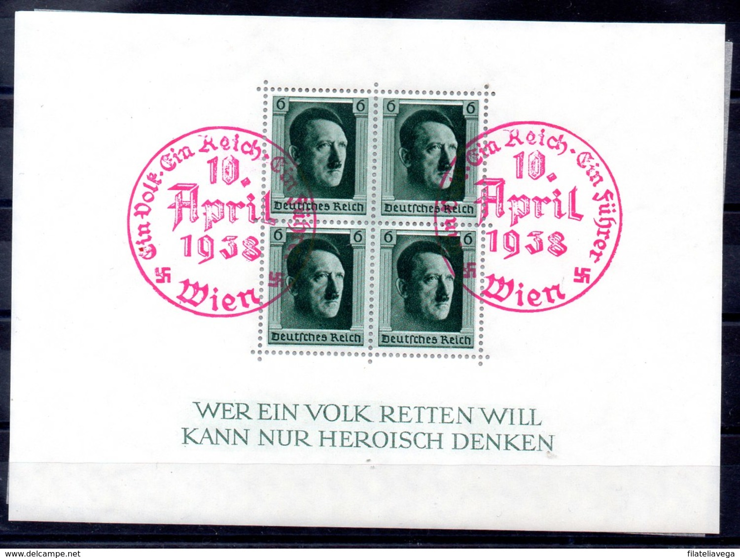 Hoja Bloque De Alemania Imperio N ºMichel 7 (o) Valor Catálogo 18.0€ - Blocks & Kleinbögen