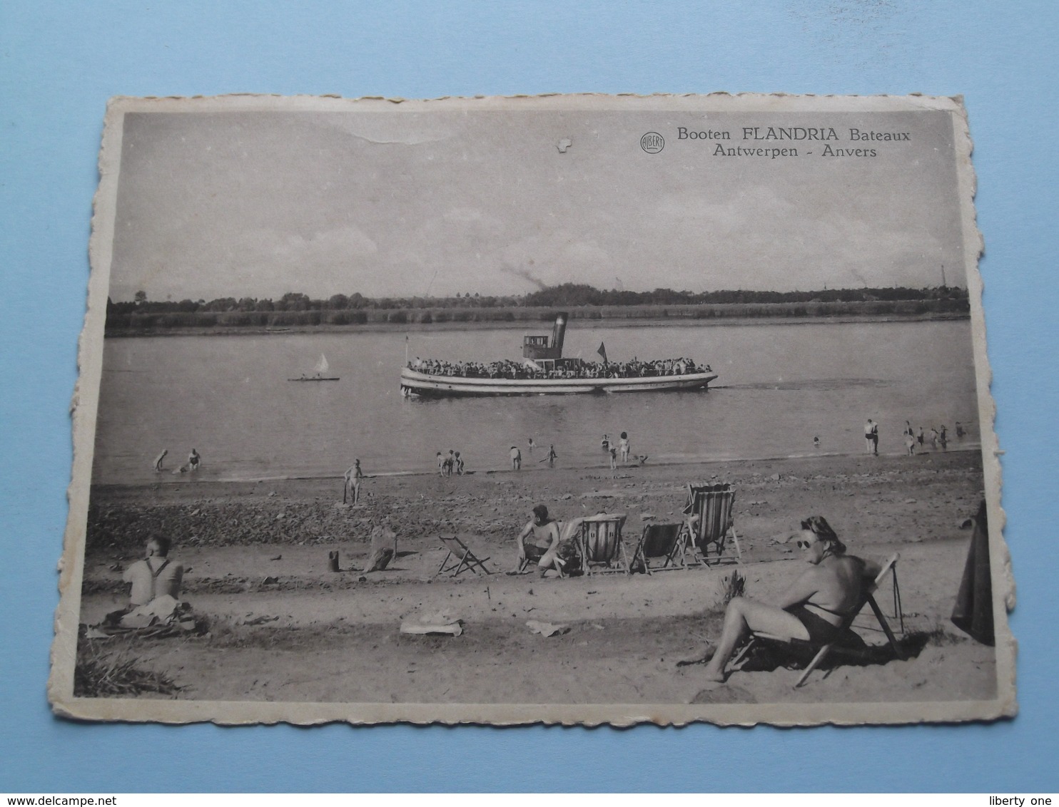 Booten FLANDRIA Bateaux DOEL / TEMSCHE - TAMISE ( Bureau Sanderusstr. ) ( Albert - A. Dohmen ) Anno 19?? ( Zie Photo ) ! - Antwerpen