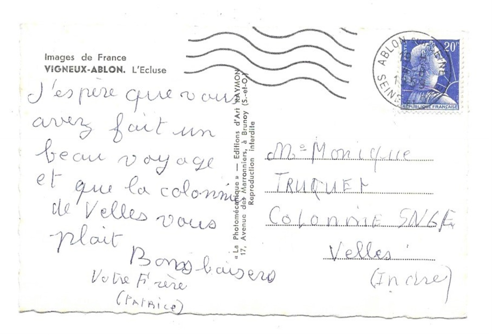 Vigneux-Ablon Péniche L' Ecluse - Vigneux Sur Seine