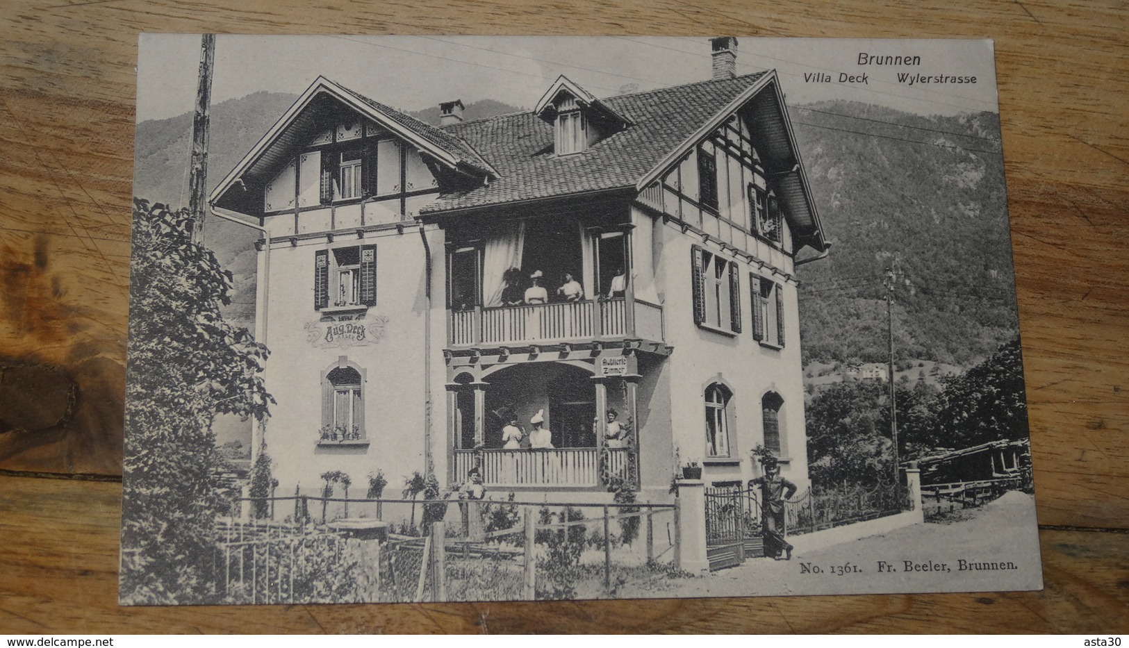 SUISSE : BRUNNEN : Villa Deck, Wylerstrasse  ……… MQ-3324 - Autres & Non Classés