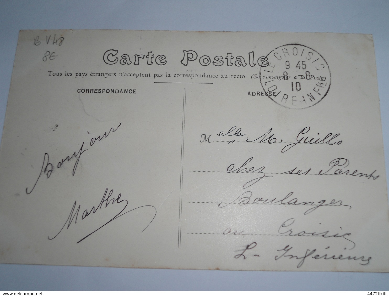 C.P.A.- Semblançay (37) - Place De L'Eglise - Boucherie Charcuterie - Maison Besnard - 1910 - SUP (BV 48) - Semblançay