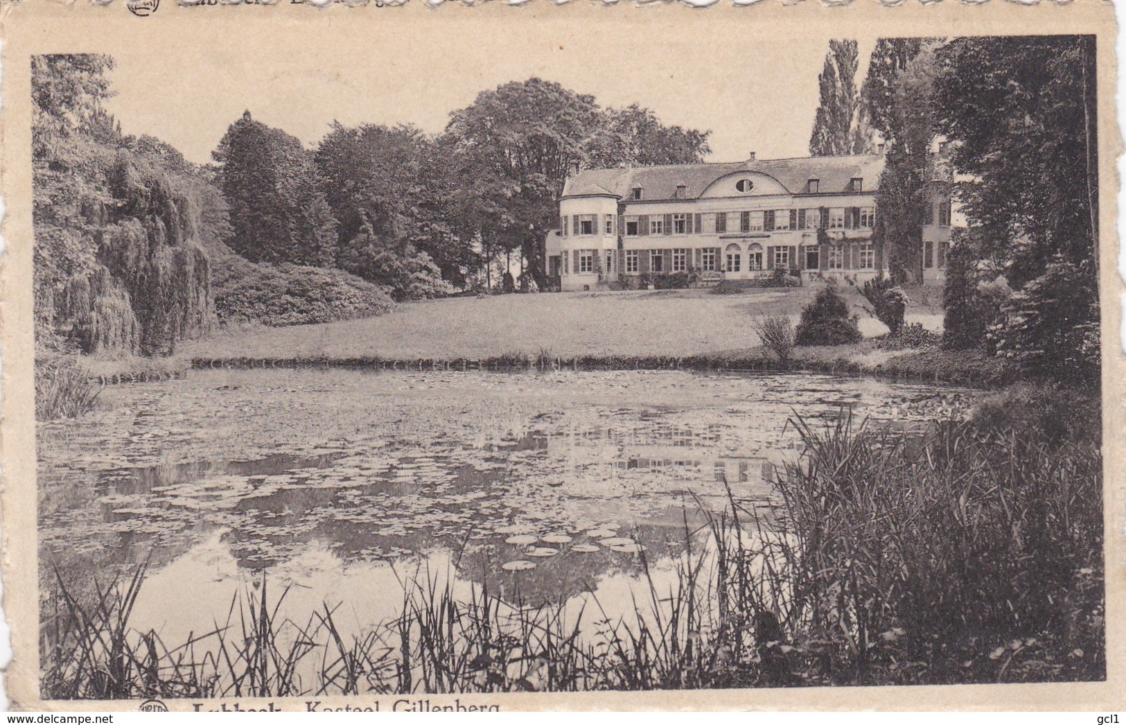 Lubbeek - (klein Formaat , Gekardelde Kaart) Kasteel Gillenberg - Lubbeek