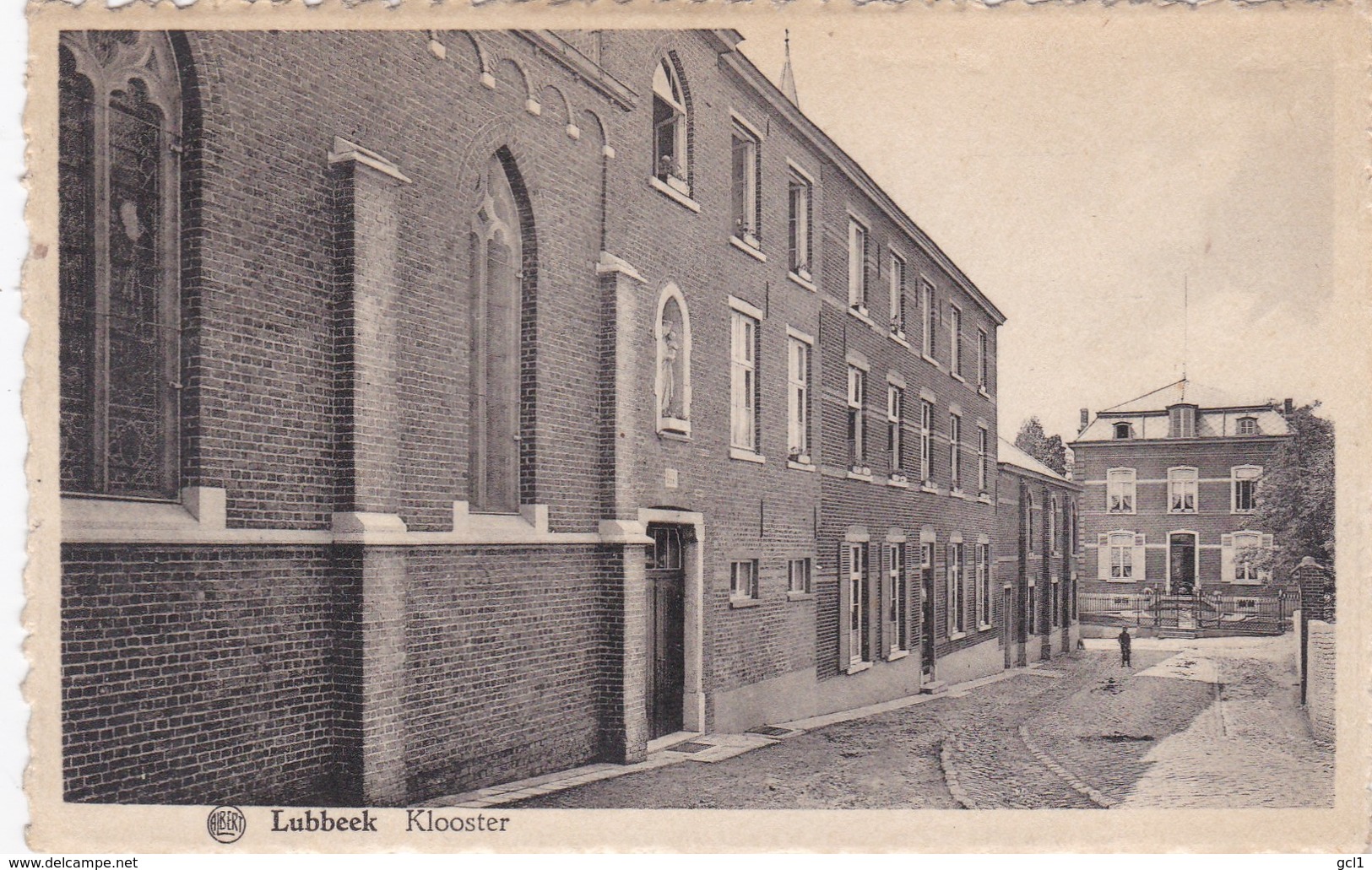 Lubbeek - (klein Formaat , Gekardelde Kaart) Klooster - Lubbeek