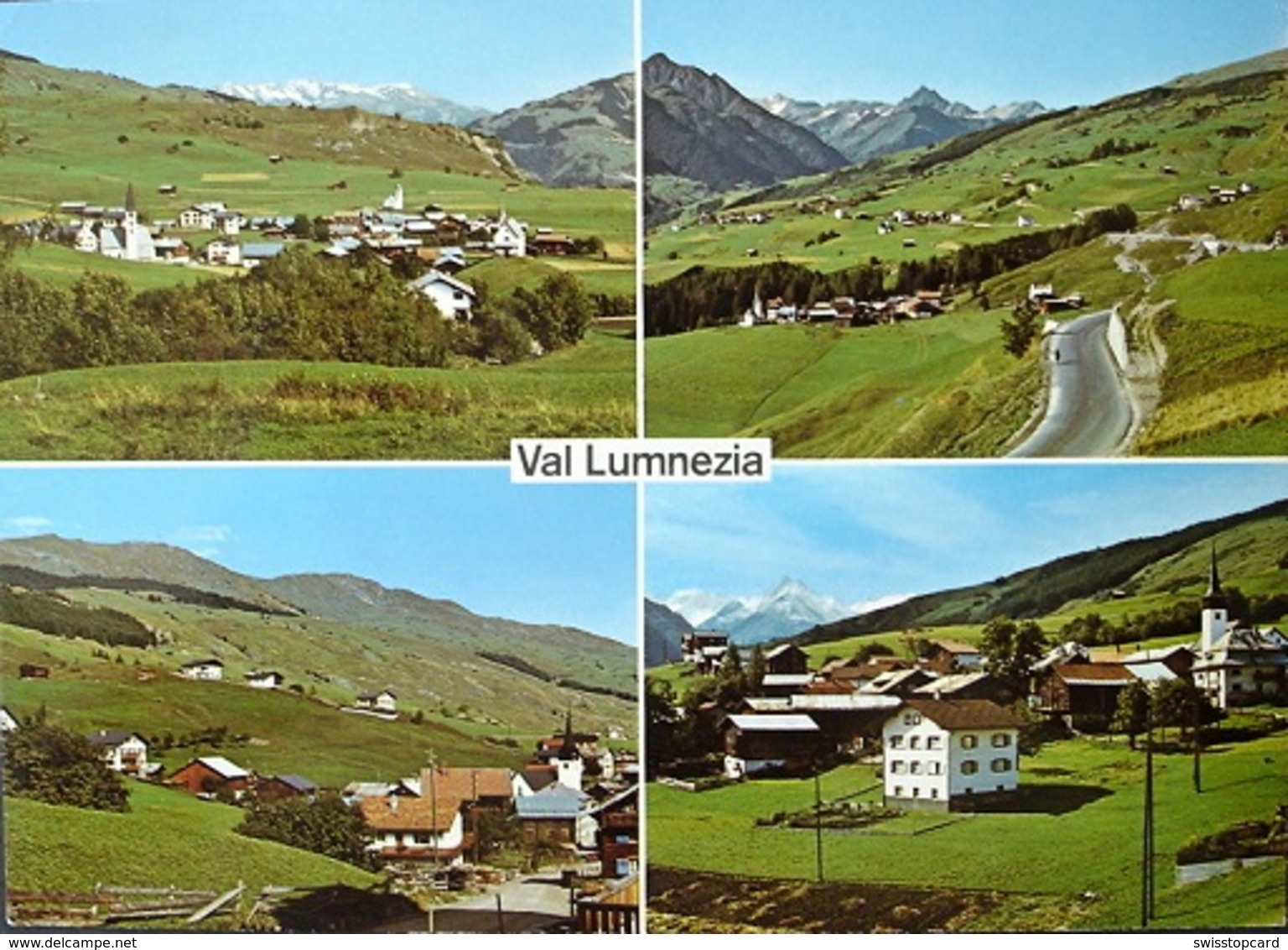 VAL LUMNEZIA (Lugnez) Rumein Vattiz Degen Igels Vignon Vigens Piz Terri - Lumnezia