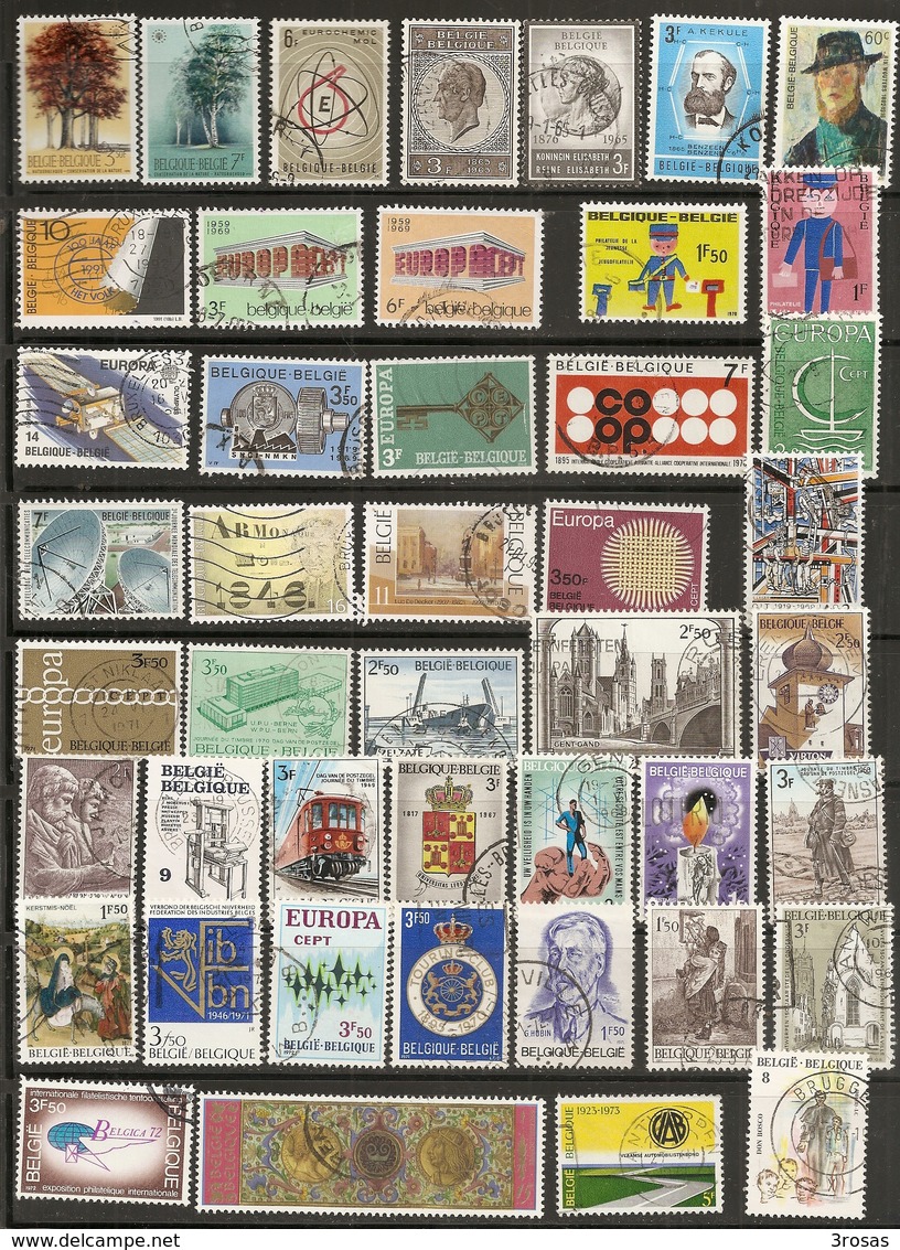 Belgique Belgium Collection Used - Verzamelingen (zonder Album)