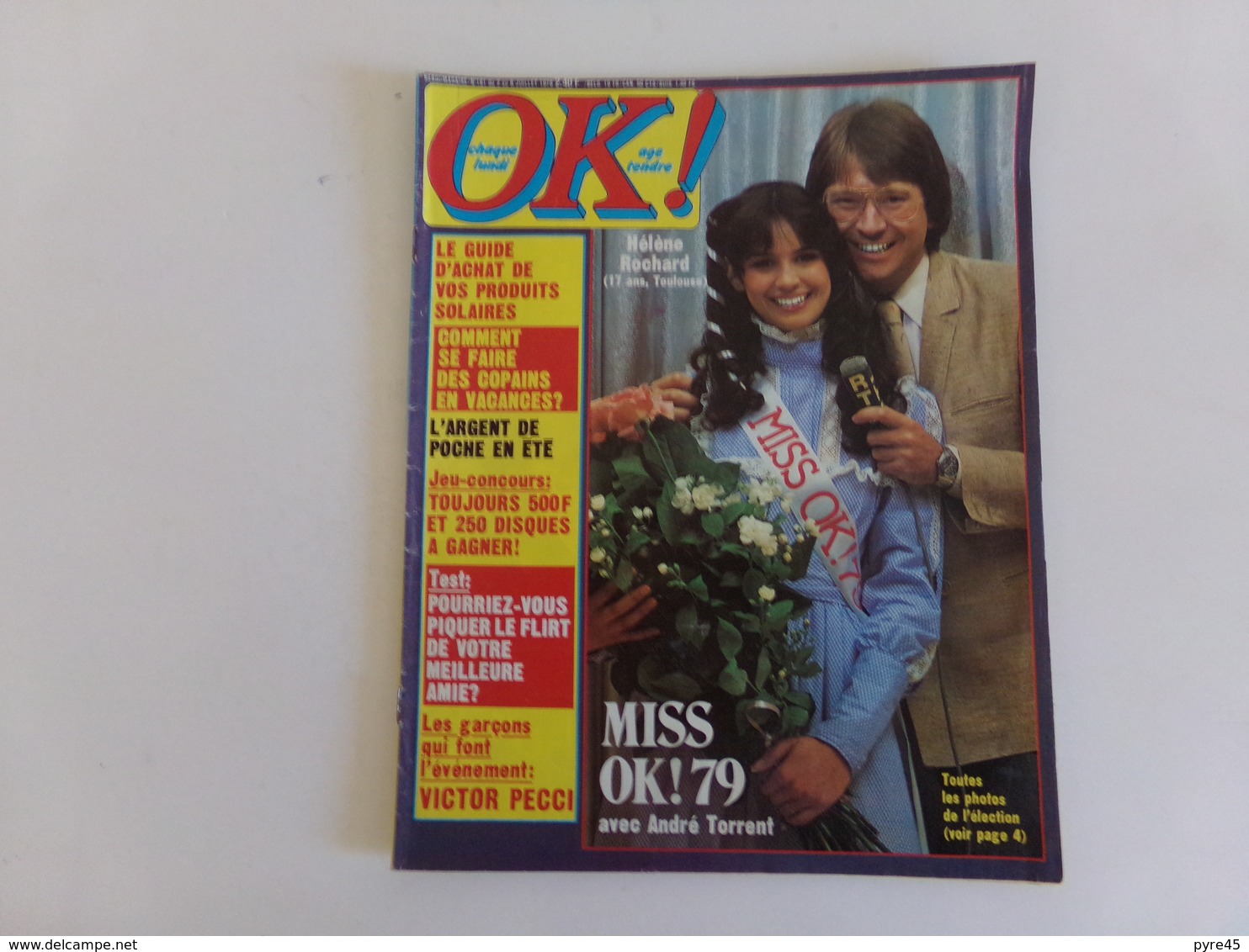 Revue " Ok Age Tendre " N° 181, 1979, Joanna Lumley, Victor Pecci, Paul Newman... - People