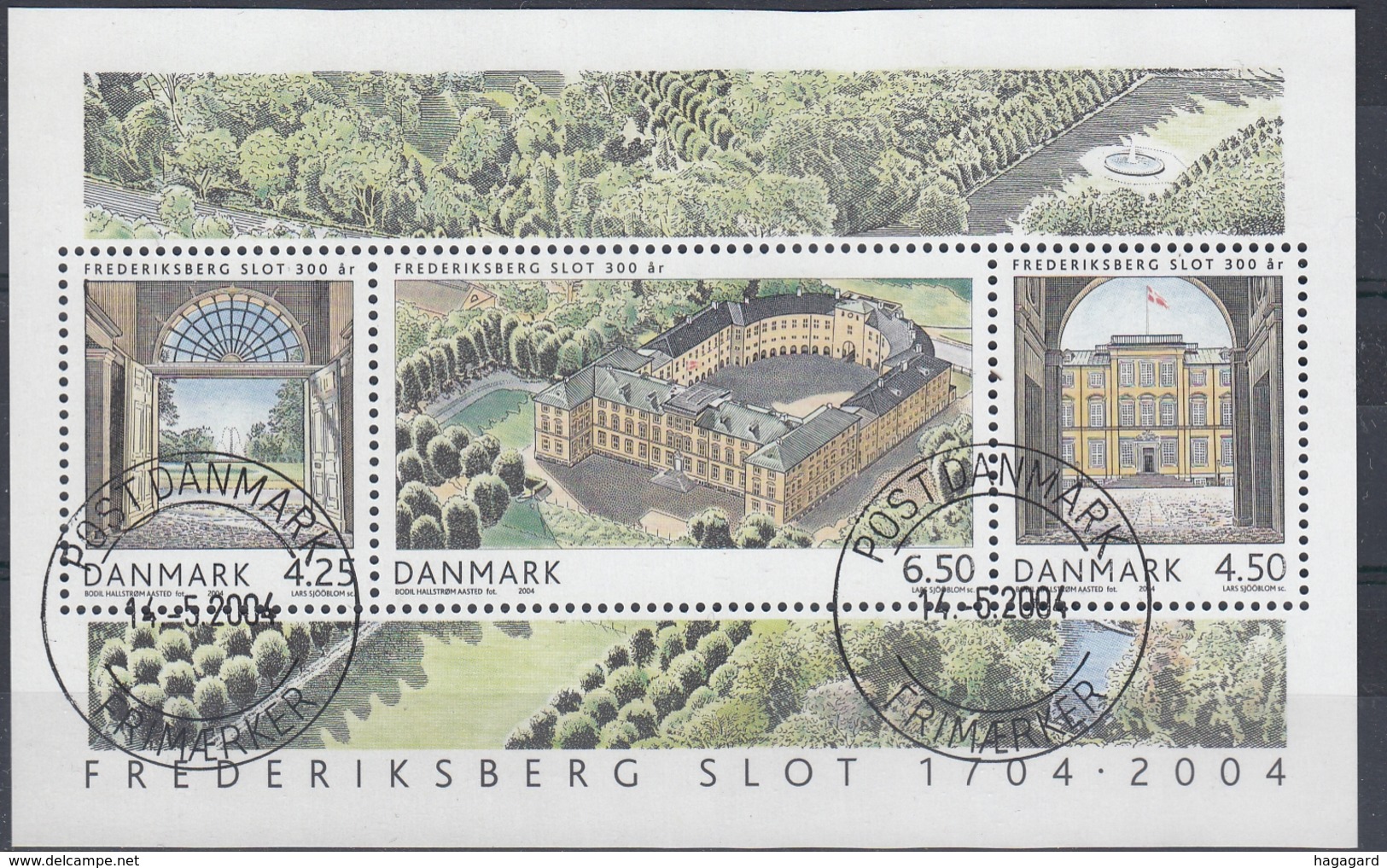 +Denmark 2004. Castle Frederiksberg. Bloc. Cancelled - Blocks & Sheetlets