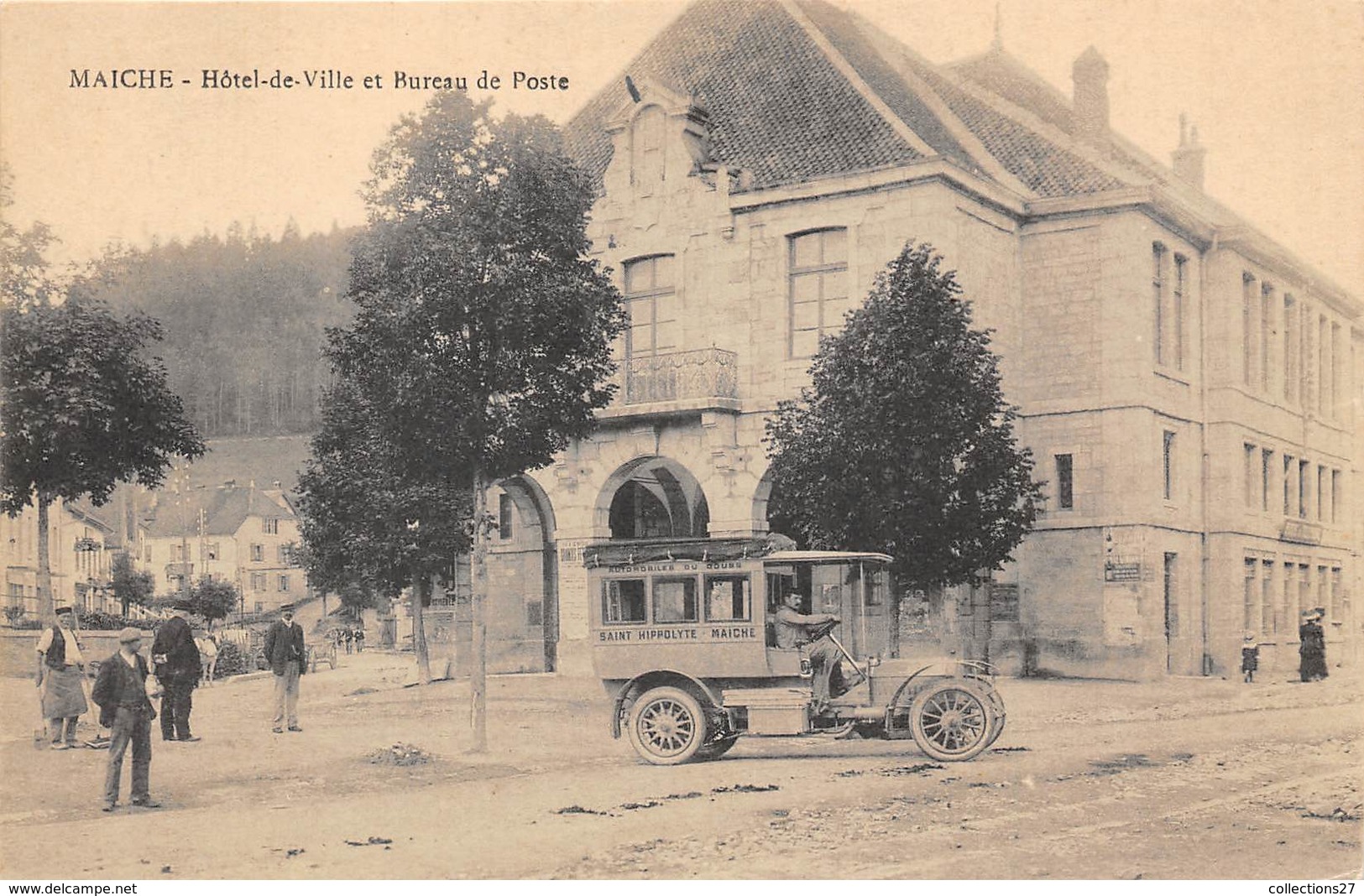 25-MAICHE- HÔTEL DE BILLE ET BUREAU DE POSTE - Autres & Non Classés