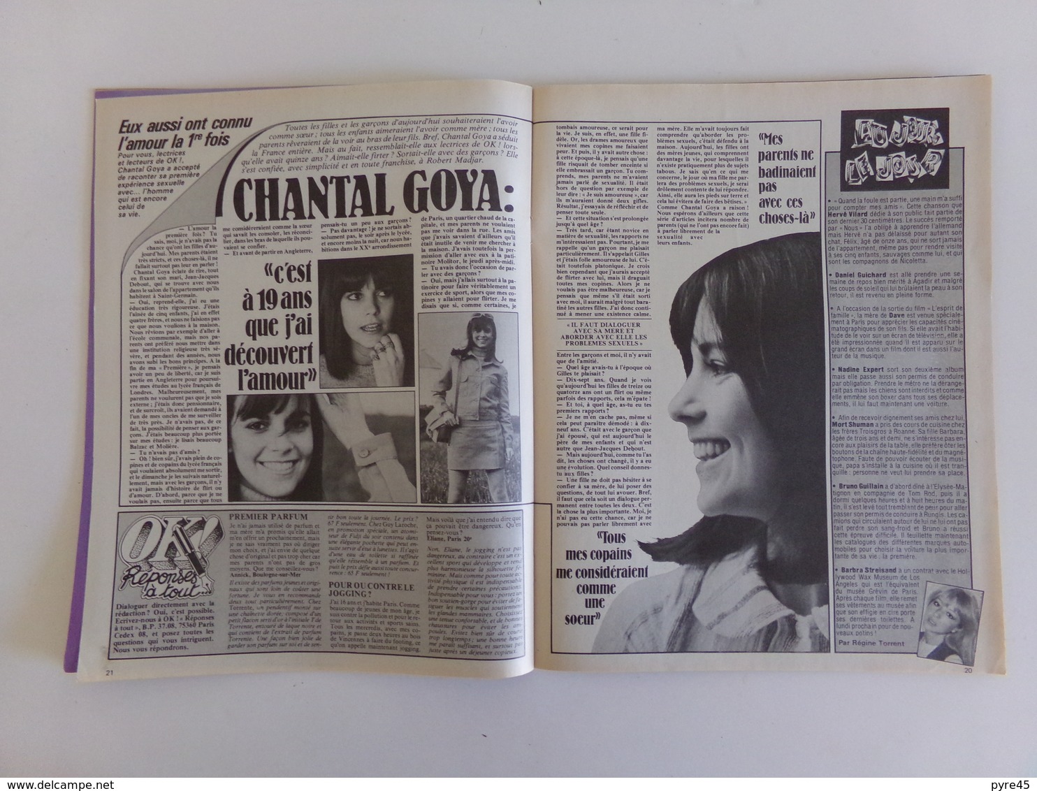 Revue " Ok age tendre " , n° 166, 1979, Amanda Lear, Cloclo, Tom Rod, Didier Marouani ..