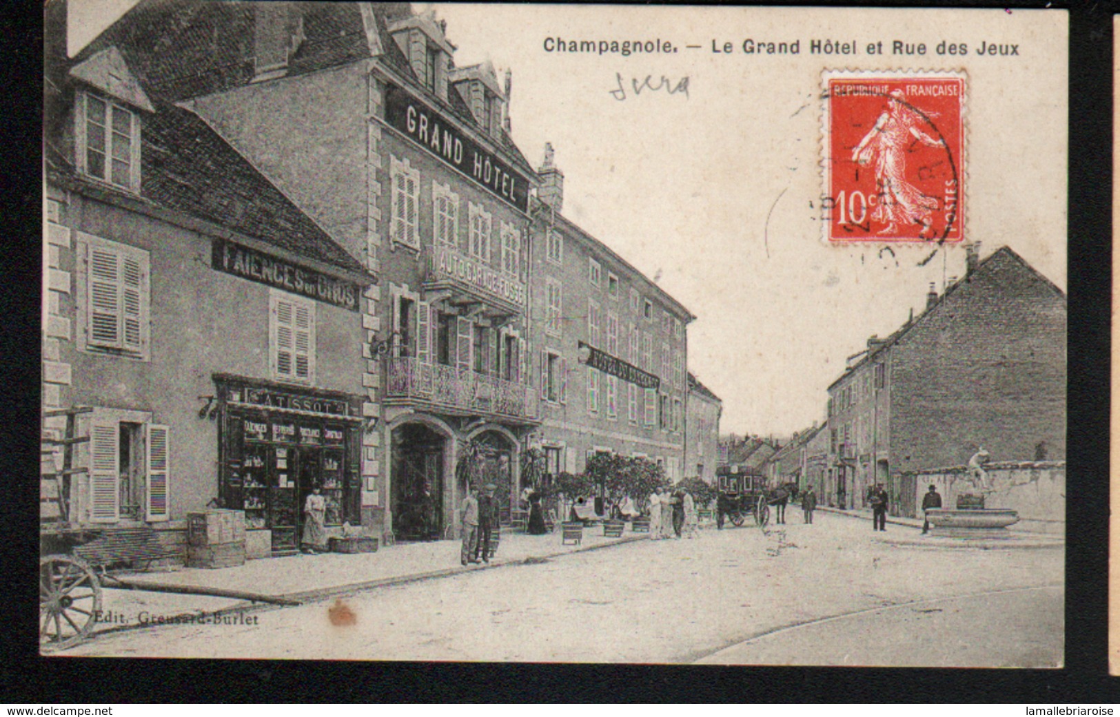 39, Champagnole, Le Grand Hotel Et Rue Des Jeux - Champagnole