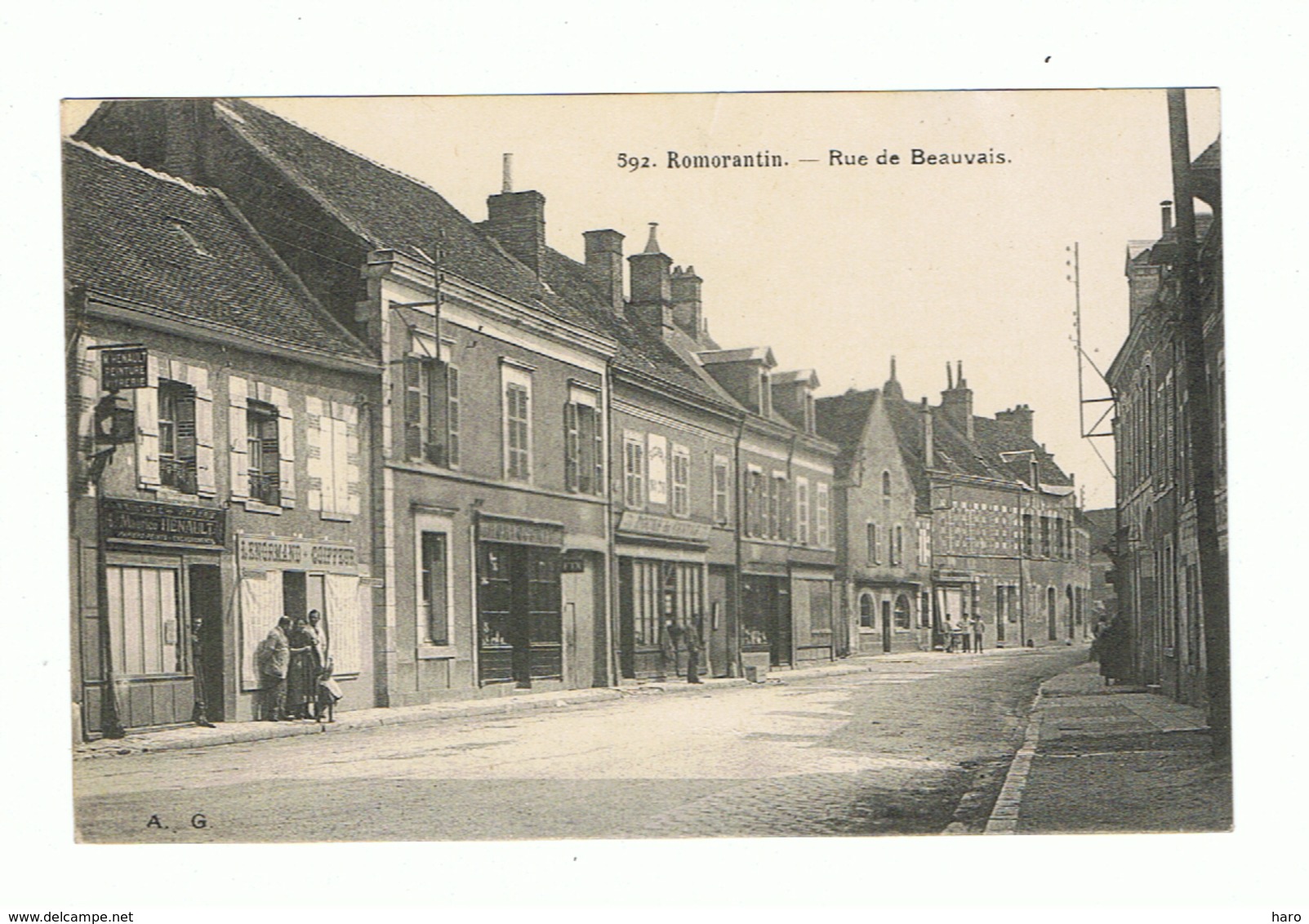 ROMORANTIN - Rue De Beauvais , Coiffeur, Vitrier Peinture,...(fr81) - Romorantin