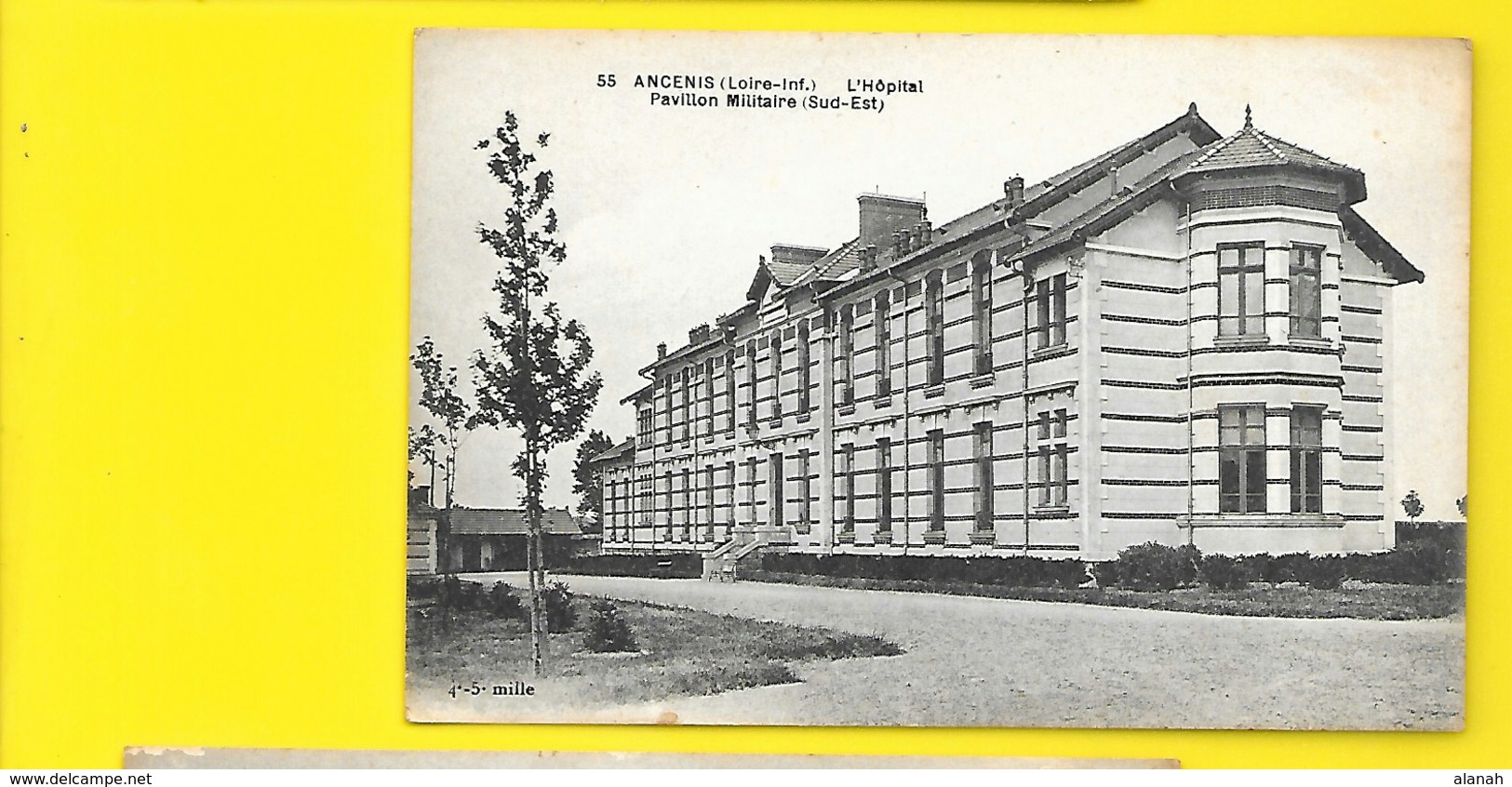 ANCENIS Pavillon Militaire De L'Hôpital (5° Mille Chapeau) Loire Atlantique (44) - Ancenis