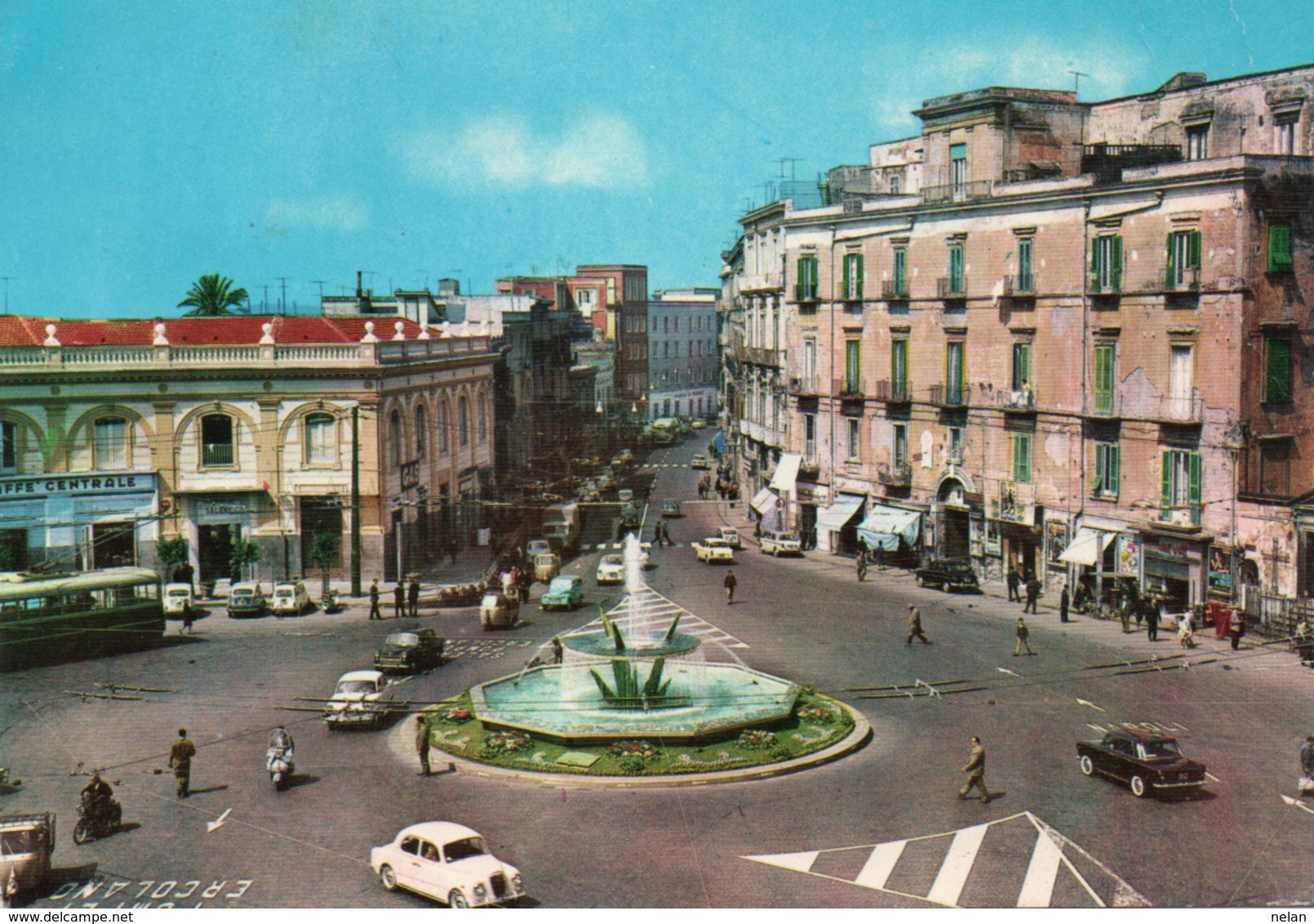 PORTICI-PIAZZA S.CIRO E CORSO GARIBALDI-VIAGGIATA-F.G - Portici