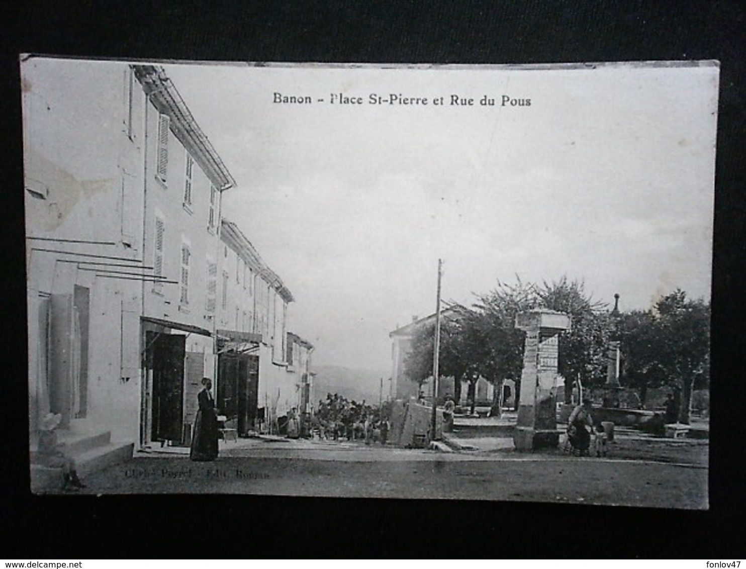 BANON PLACE ST PIERRE ET RUE DU POUS - Autres & Non Classés