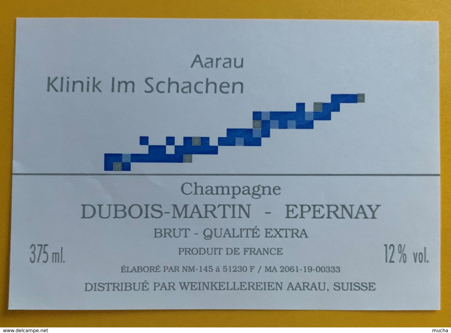 10855 - Champagne Dubois-Martin Epernay Pour Klinik Im Schachen Aarau Suisse - Champagne