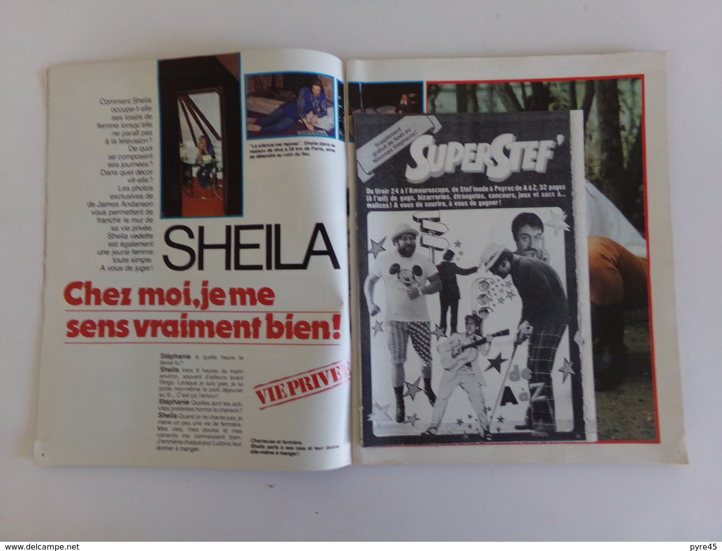 Revue " Nouveau Stéphanie " N° 36, 1977, Sheila, Eric Kendy, Ringo, Dave ... - People