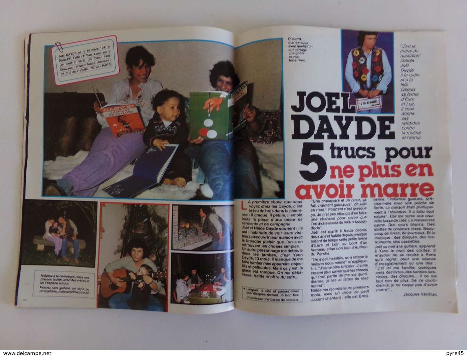 Revue " Nouveau Stéphanie " n° 36, 1977, Sheila, Eric Kendy, Ringo, Dave ...