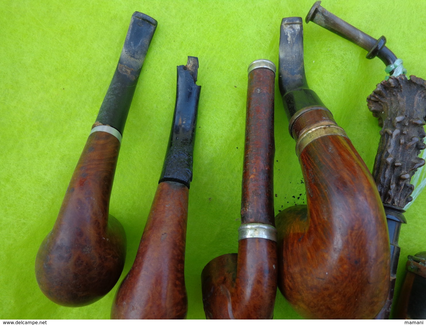 Lot De 9 Pipes Matiere A Identifier -2- - Other & Unclassified